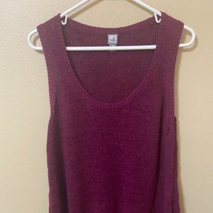 JCP Sleeveless sweater. Size XL